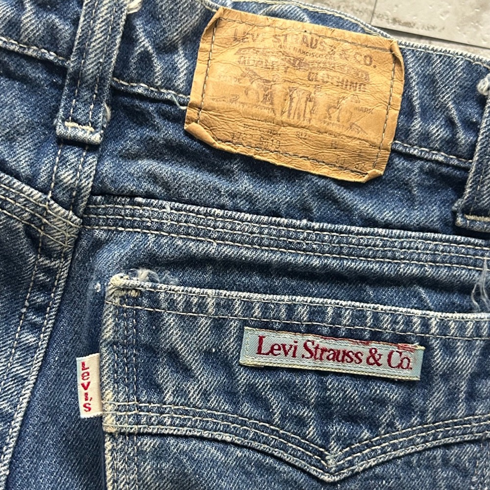 Levi Strauss Jeans Blue Women Size 6 90s Bootcut Flare High Waist Vintage - Picture 4 of 12